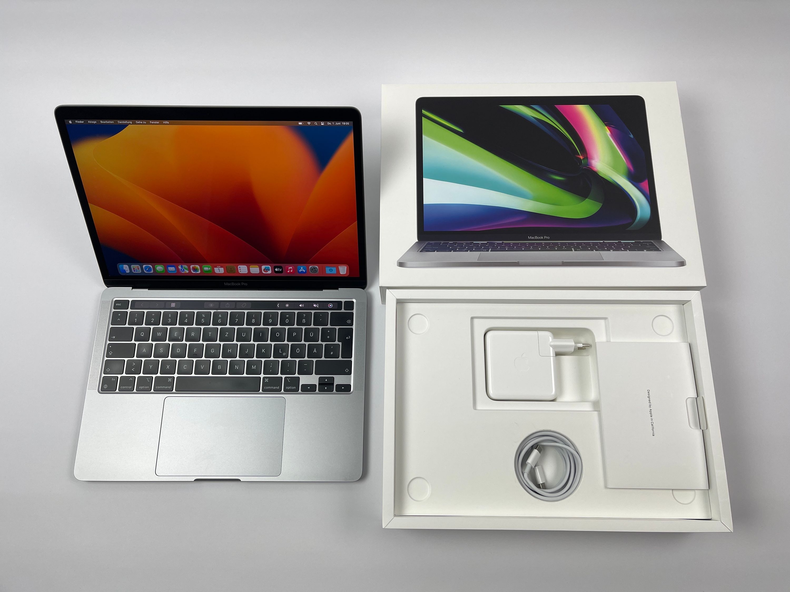 Apple MacBook Pro Retina 13,3“ M1 8C CPU 8C GPU 256 GB SSD 8 GB Ram 2020