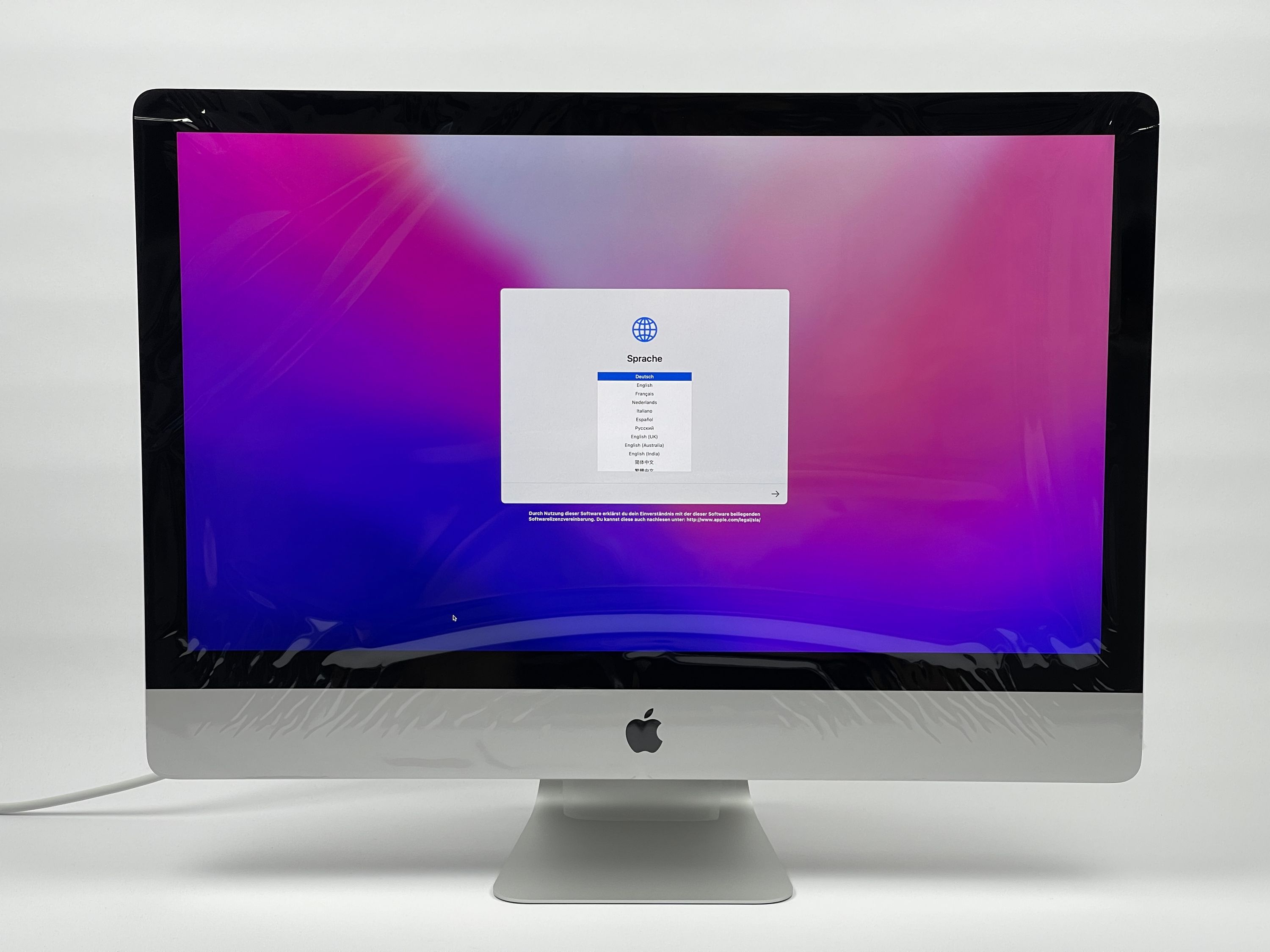 Apple iMac Retina 5K 27“ 6-Core i5 3,3 Ghz 64 GB Ram 512 GB SSD RP 5300 SILBER 2020