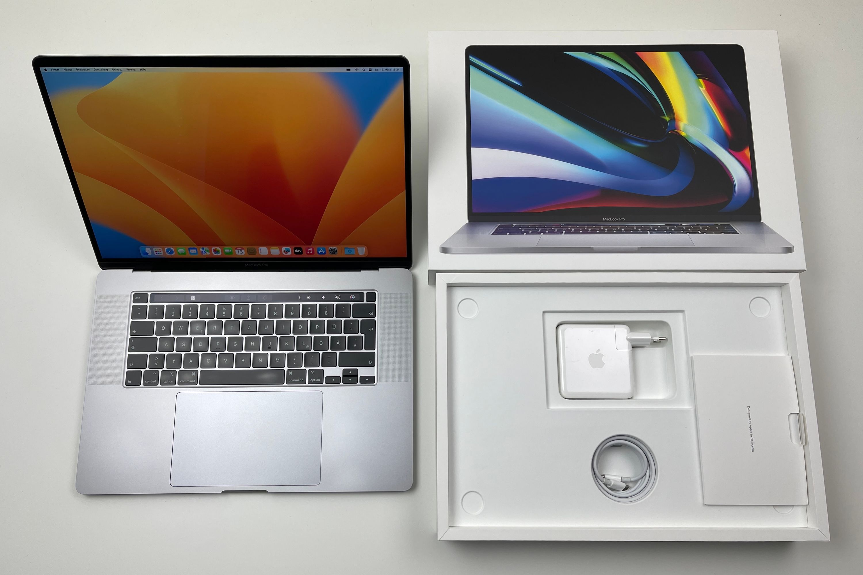 Apple MacBook Pro Retina TouchBar 16“ 8-Core i9 2,4 Ghz 512 GB SSD 64 GB Ram SPACEGREY 2019