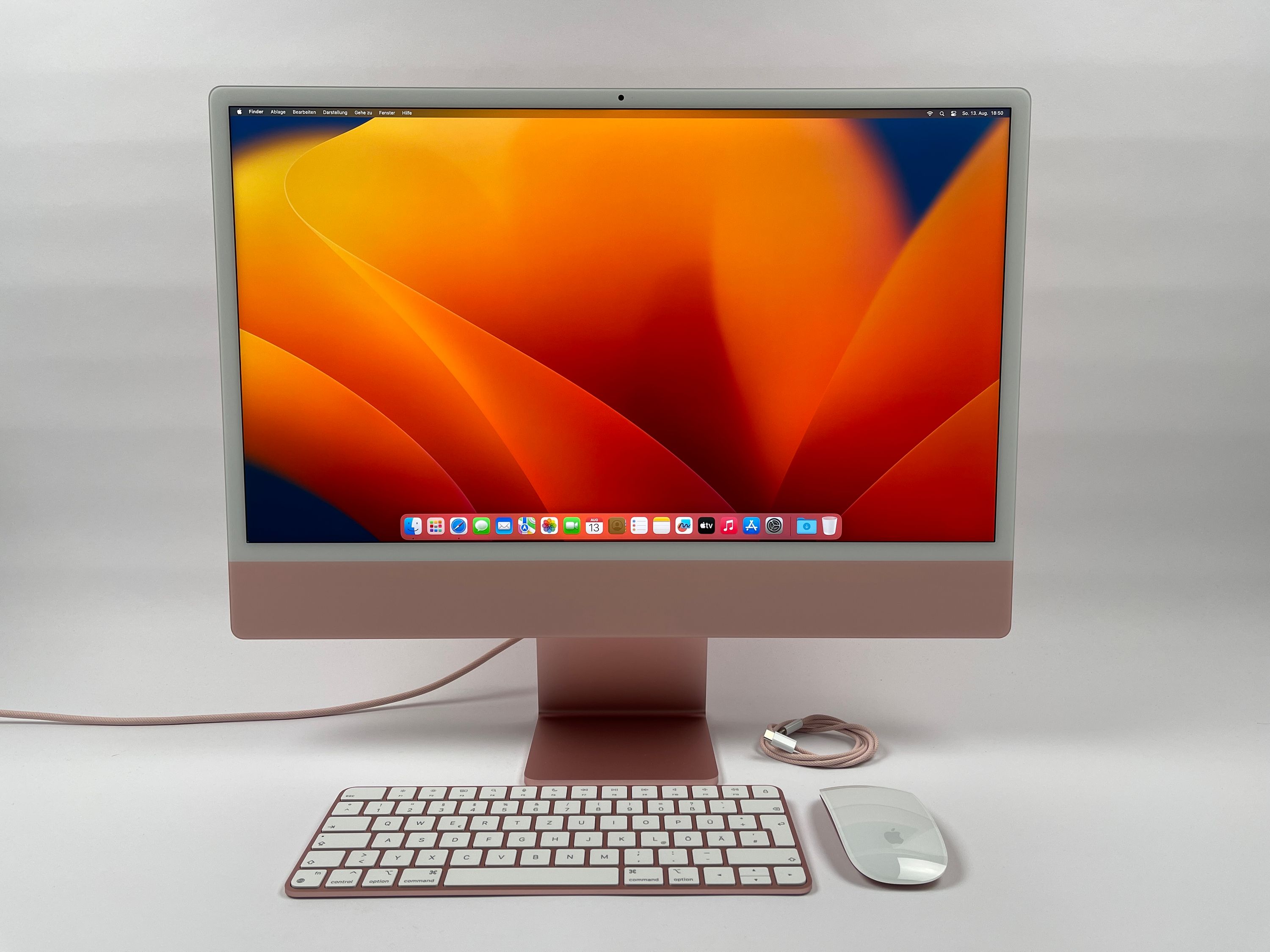 Apple iMac 24" M1 8-Core CPU 7-Core GPU 8GB RAM 256 GB SSD Rosé