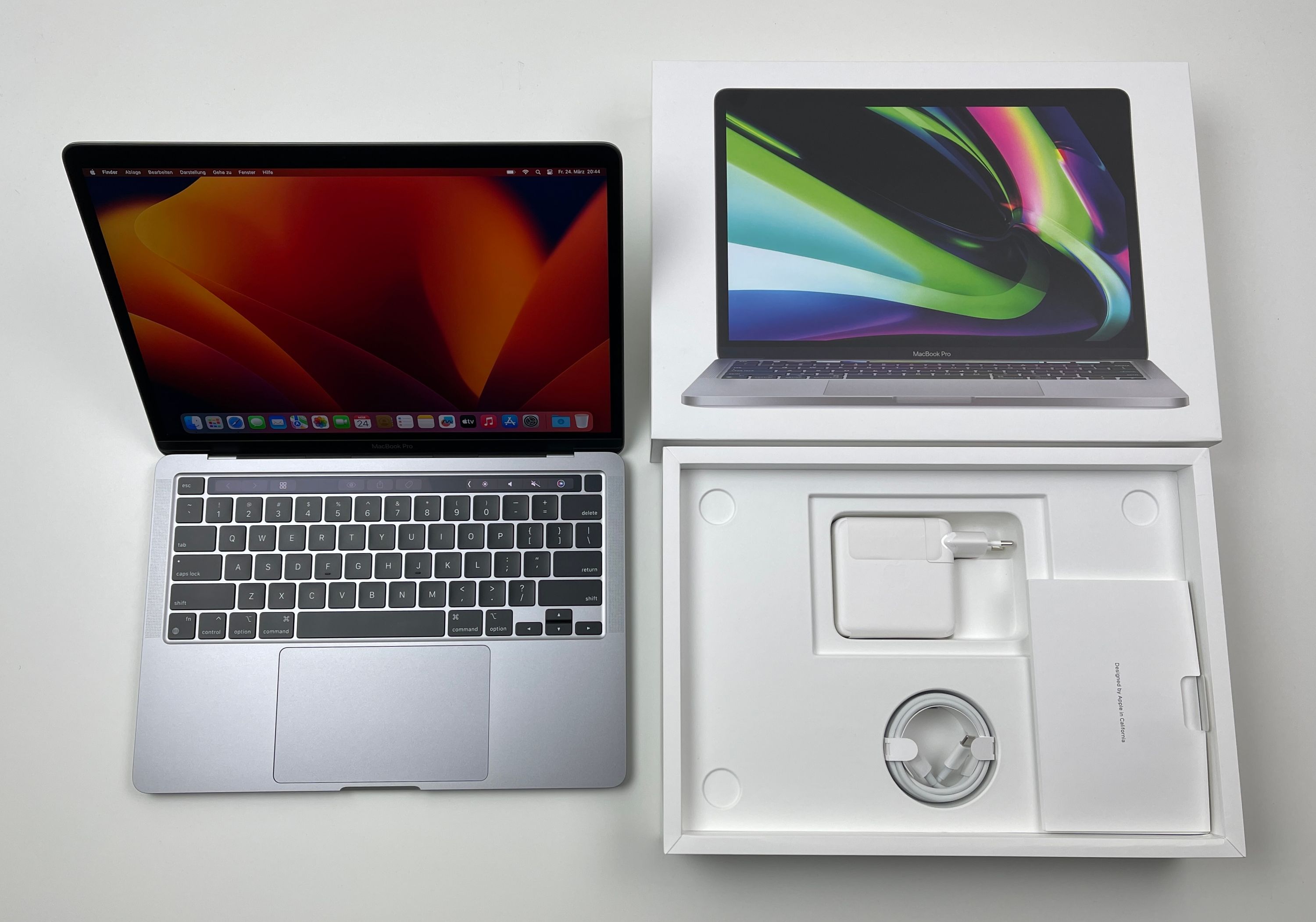 Apple MacBook Pro Retina 13,3“ M1 8C CPU 8C GPU 2 TB SSD 16 GB Ram 2020 QWERTY