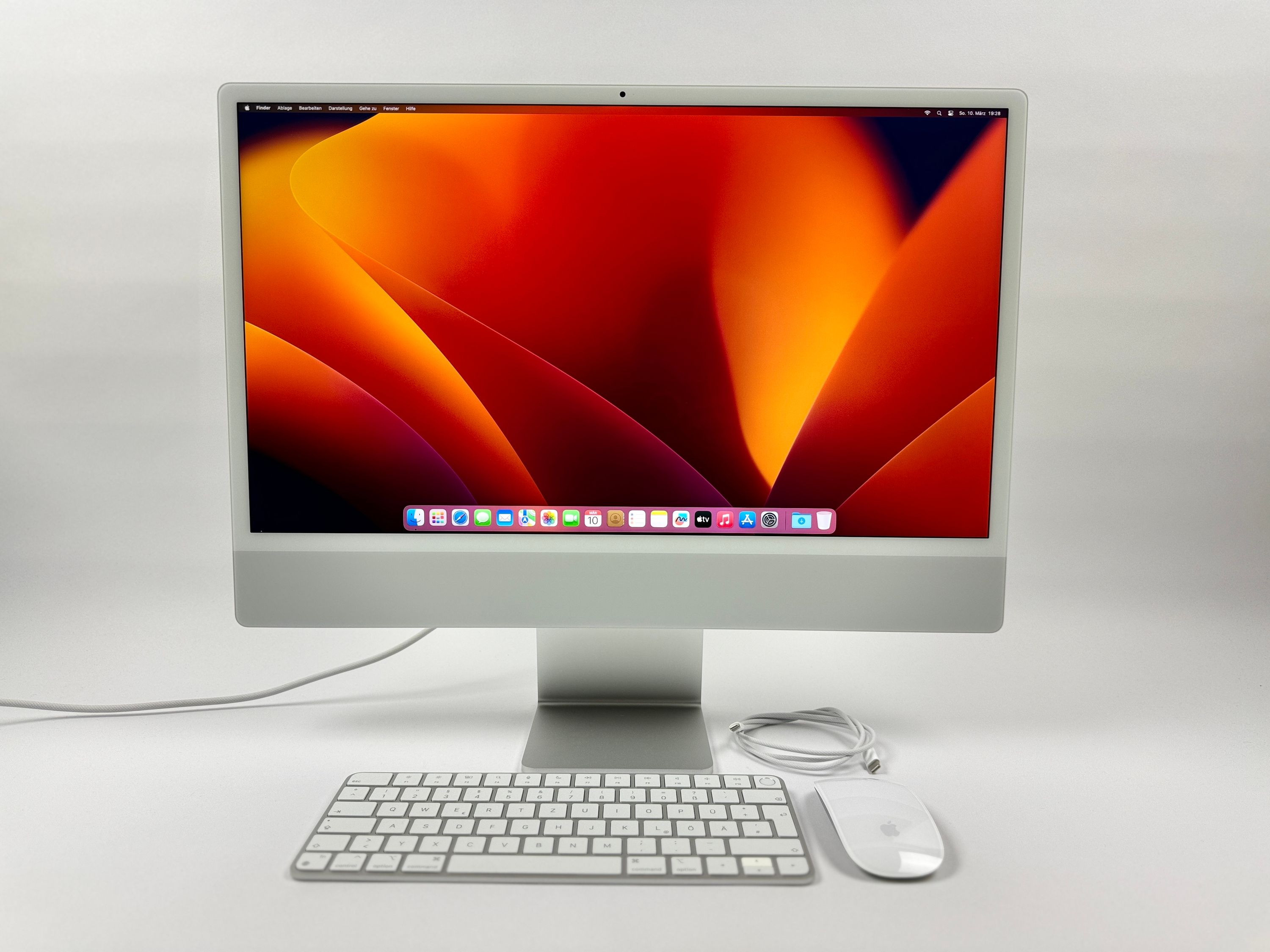 Apple iMac 24" M1 8-Core CPU 8-Core GPU 16 GB RAM 1 TB SSD silber 2021