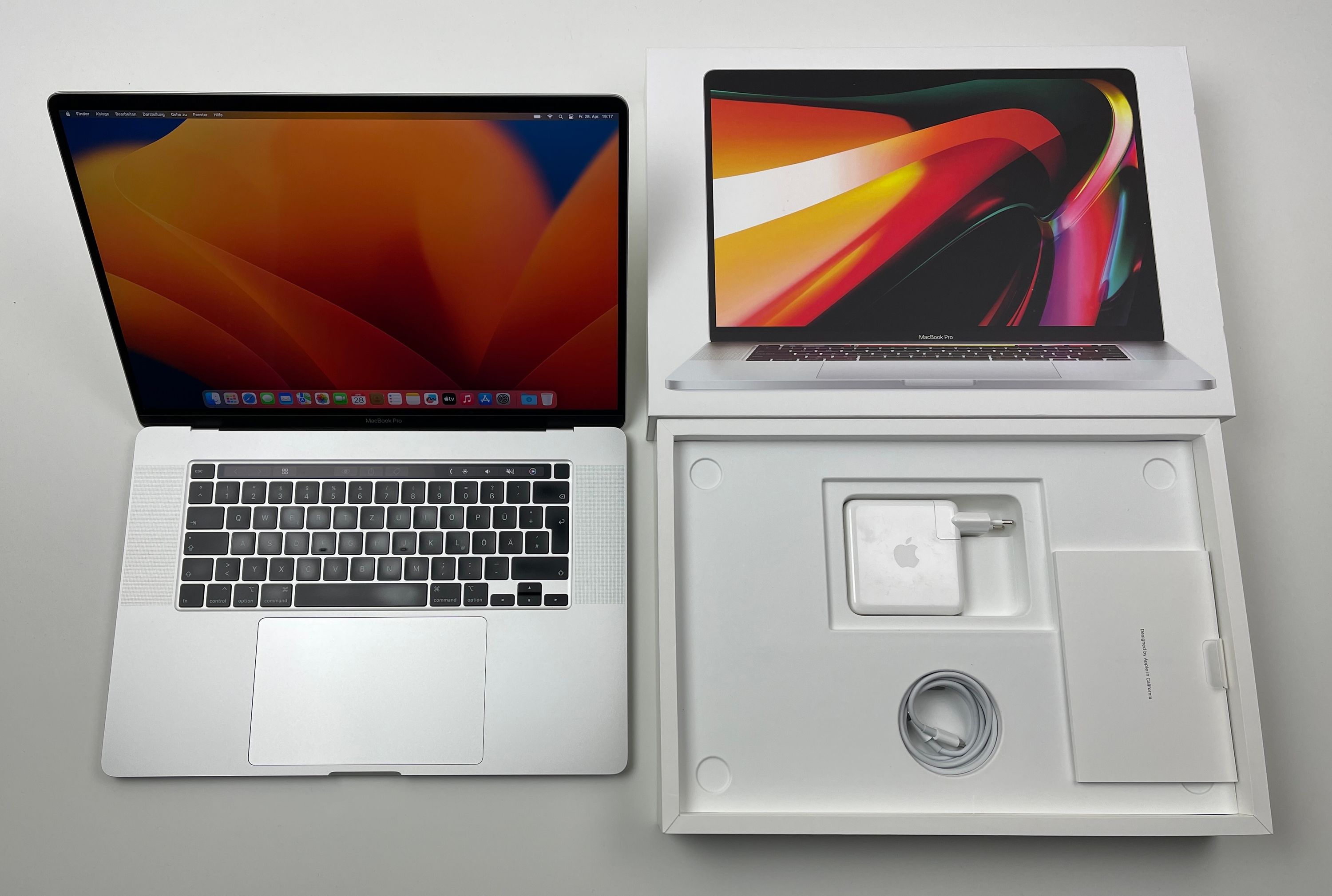 Apple MacBook Pro Retina TouchBar 16“ 8-Core i9 2,3 Ghz 2 TB SSD 64 GB Ram RP 5500M 2019
