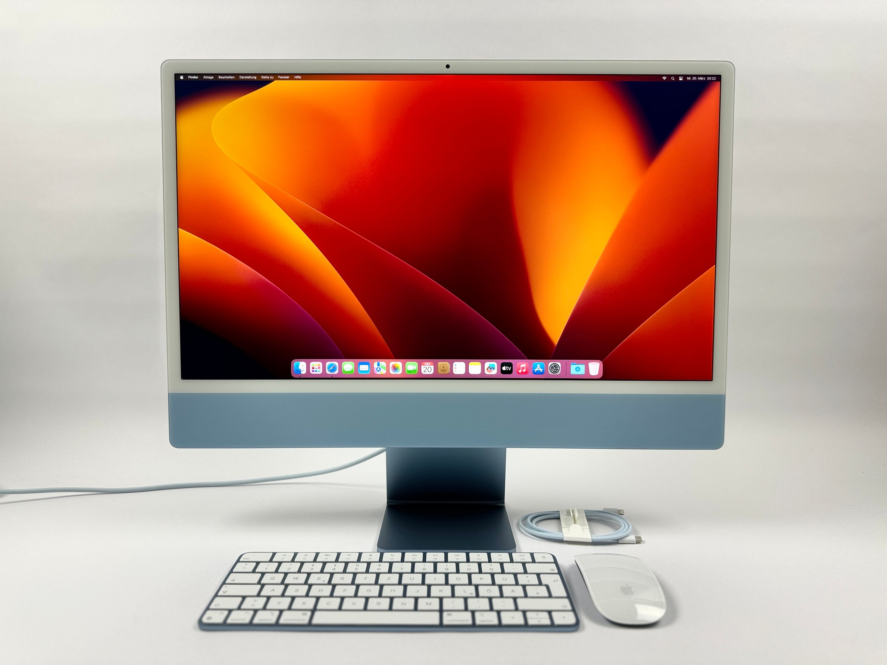 Apple iMac 24" M1 8-Core CPU 7-Core GPU 16 GB RAM 1 TB SSD blau