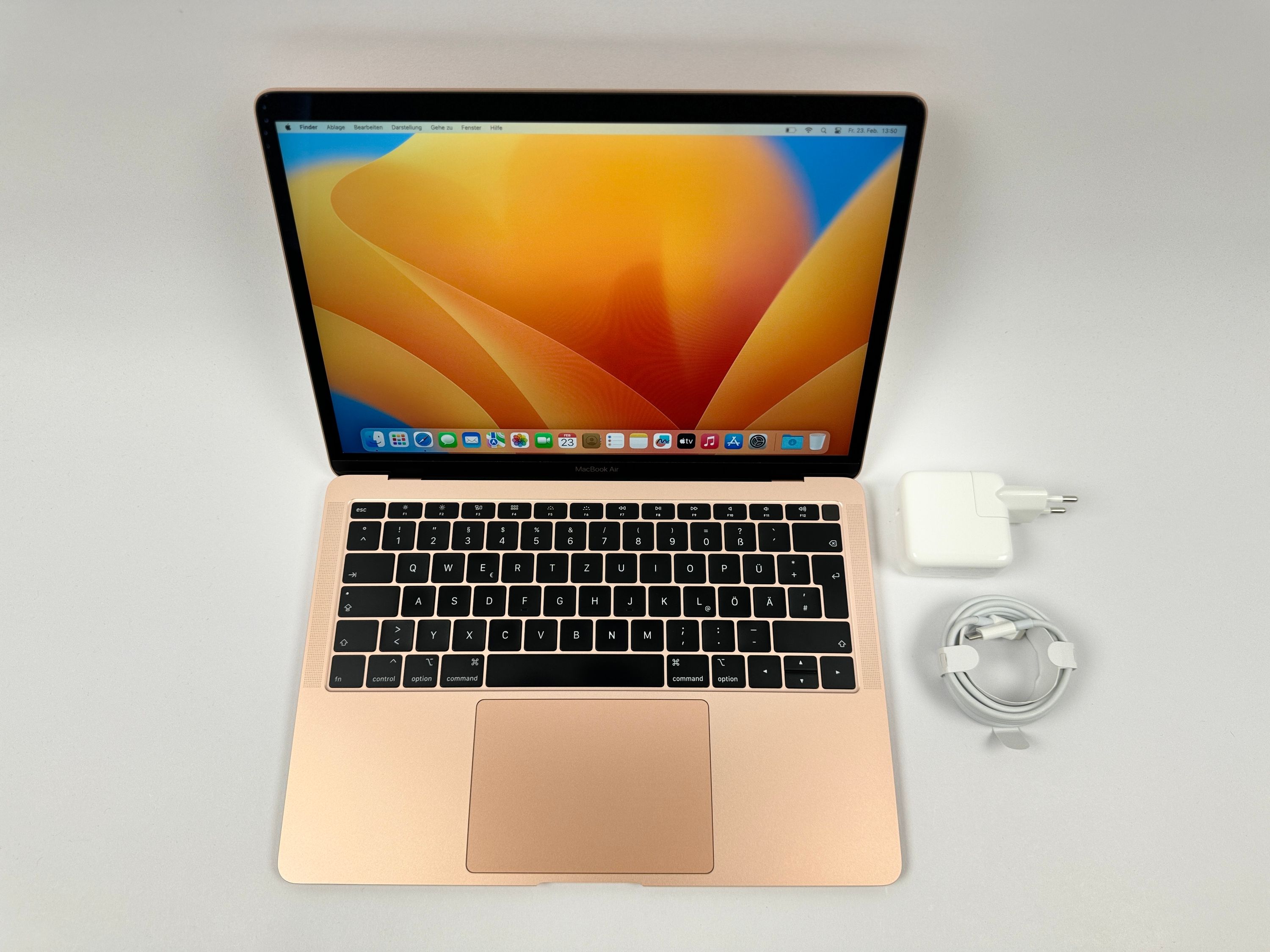 Apple MacBook Air Retina 13,3“ i5 1,6 Ghz 128 GB SSD 8 GB Ram Gold 2018