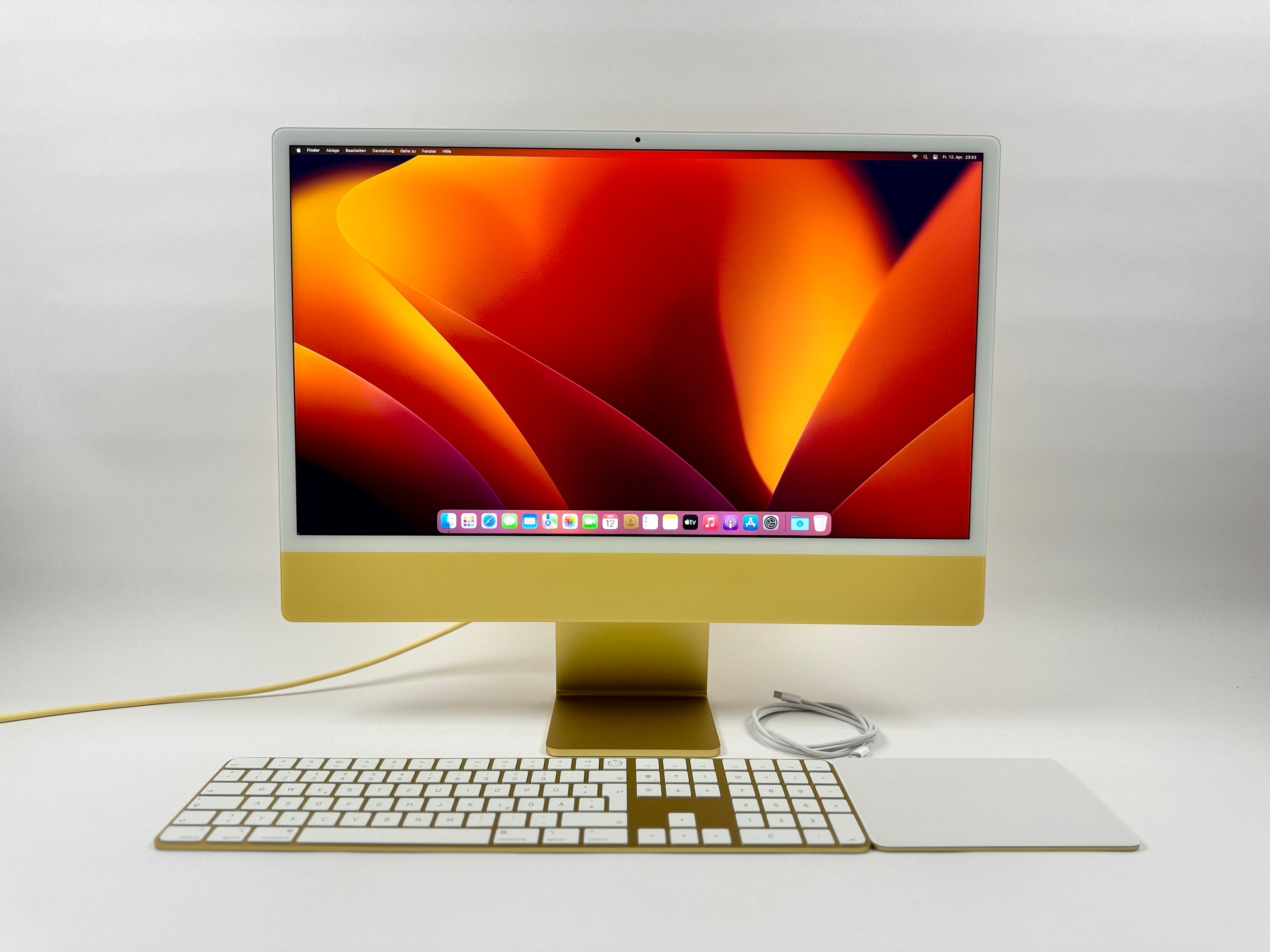 Apple iMac 24" M1 8-Core CPU 8-Core GPU 8GB RAM 512 GB SSD Gelb