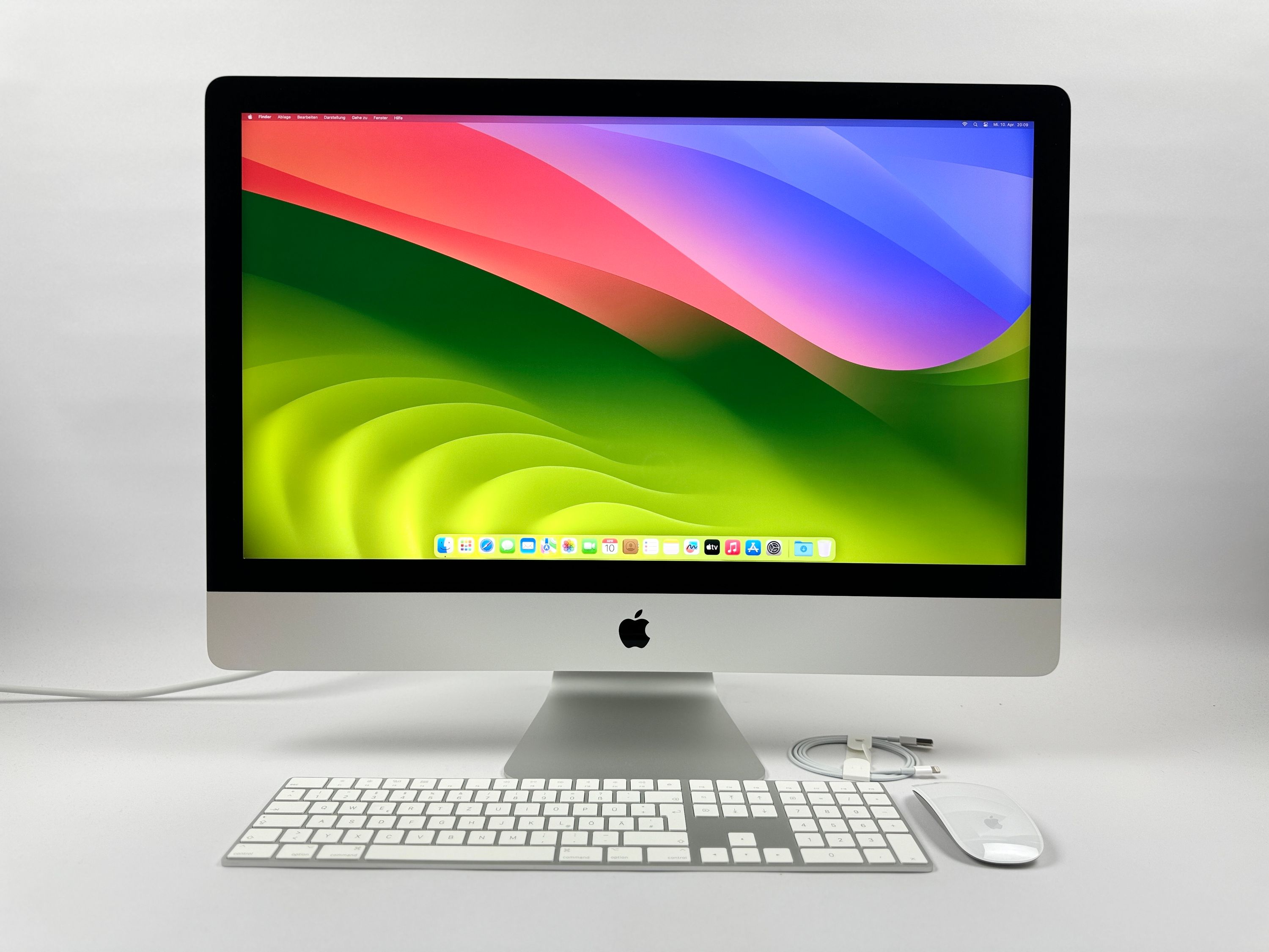 Apple iMac Retina 5K 27“ 10-Core i9 3,6 Ghz 128 GB Ram 2 TB SSD RP 5700 XT SILBER 2020