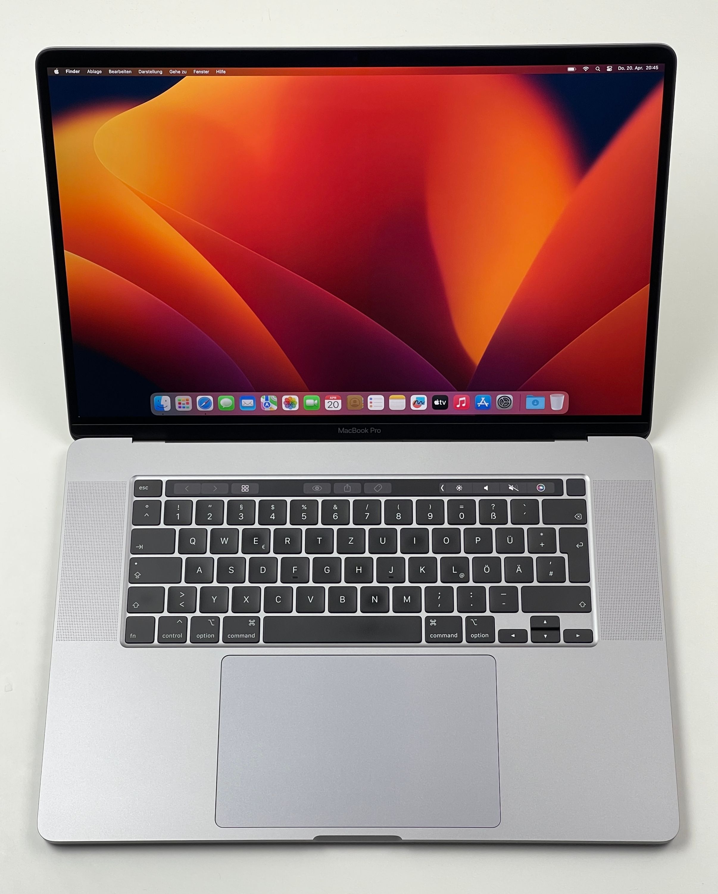 Apple MacBook Pro Retina TouchBar 16“ 8-Core i9 2,3 Ghz 4 TB SSD 32 GB Ram RP 5600M 2019
