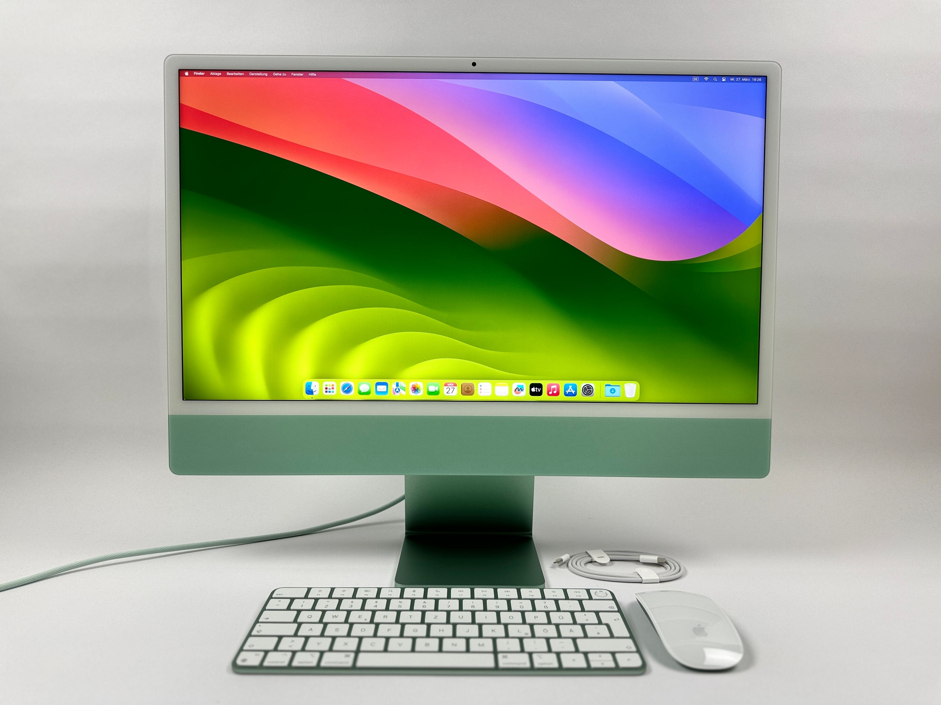 Apple iMac 24" M1 8-Core CPU 8-Core GPU 8GB RAM 256 GB SSD Grün